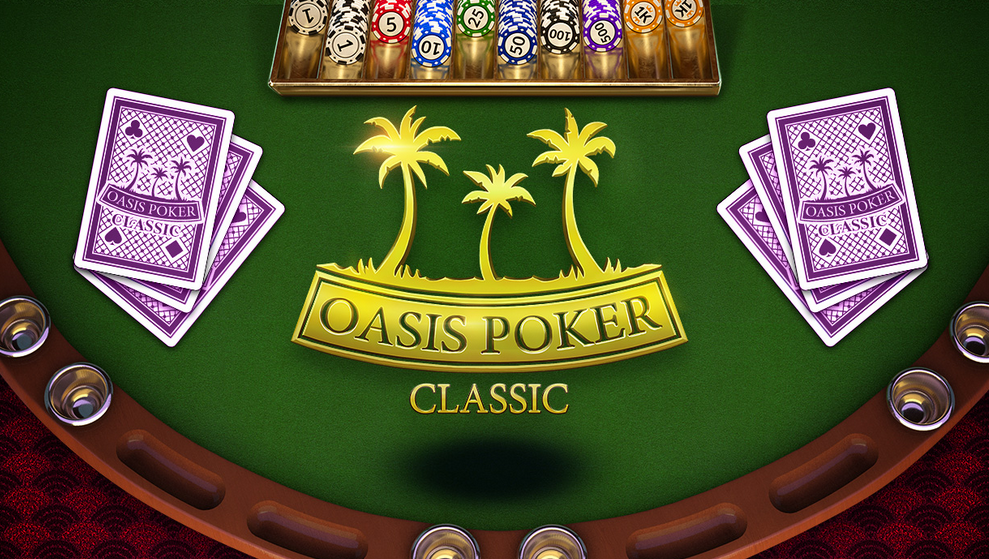 Oasis stud poker Video poker